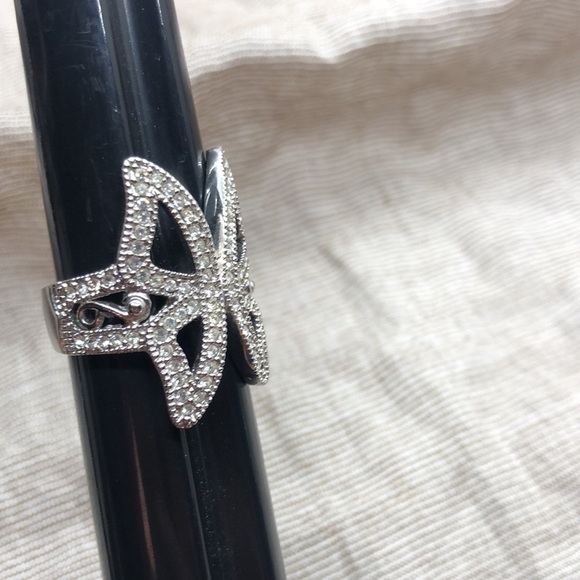 Y2K Butterfly Rhinestone Ring - Picture 9 of 10